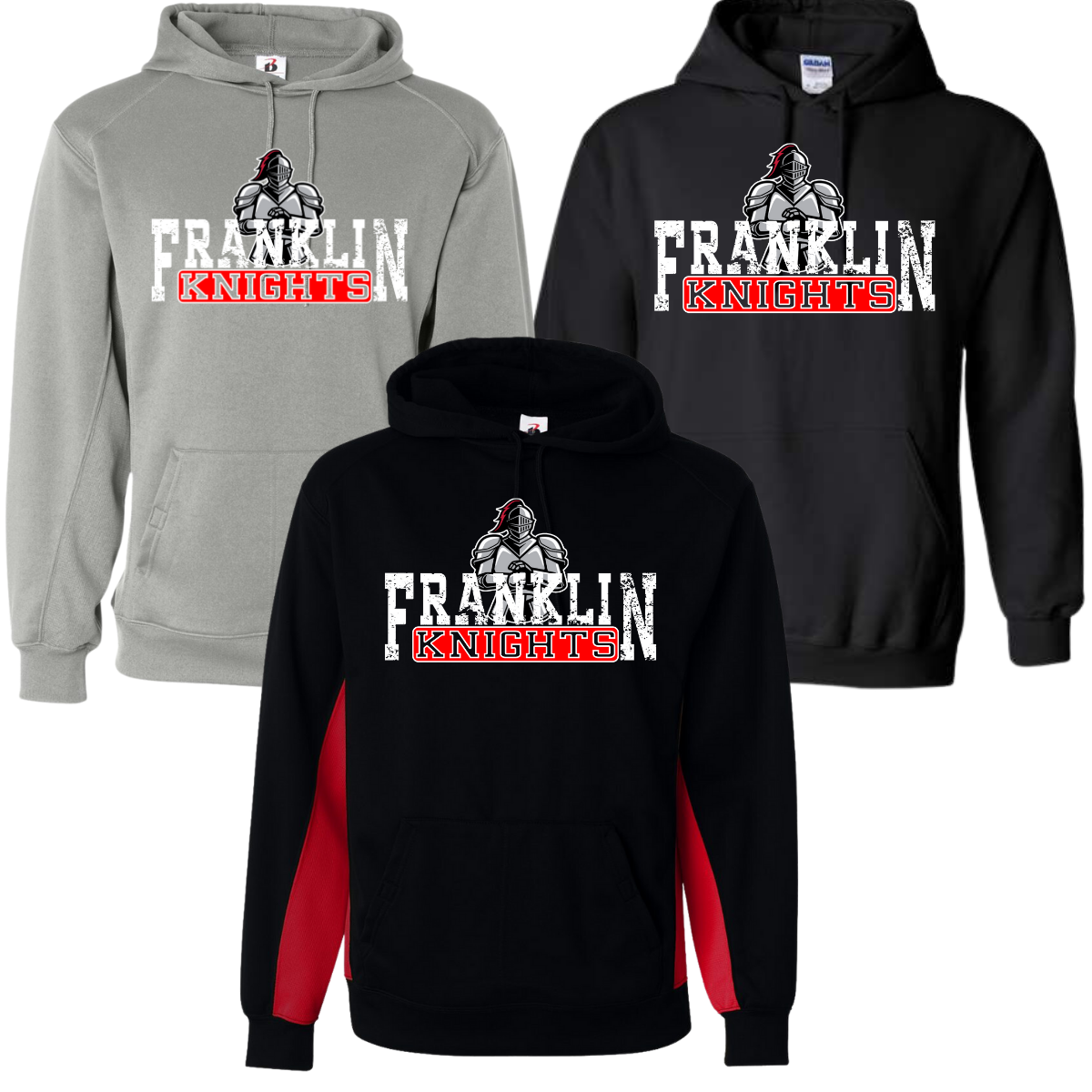 Performance Fleece Hoodie - Franklin Knights w/ Logo