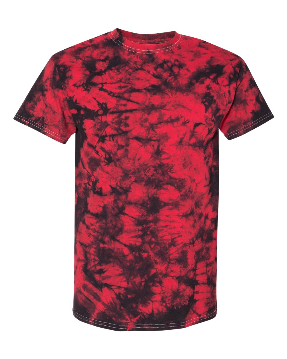 Crystal Tie-Dye T-Shirt Black/Red