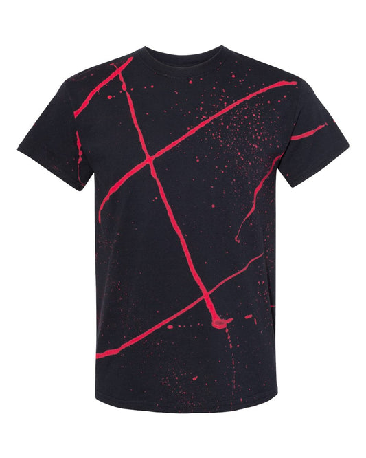 Splatter T-Shirt - Black/Red