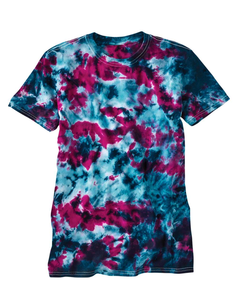 Over-Dyed Crinkle Tie-Dye Tee - Baltic