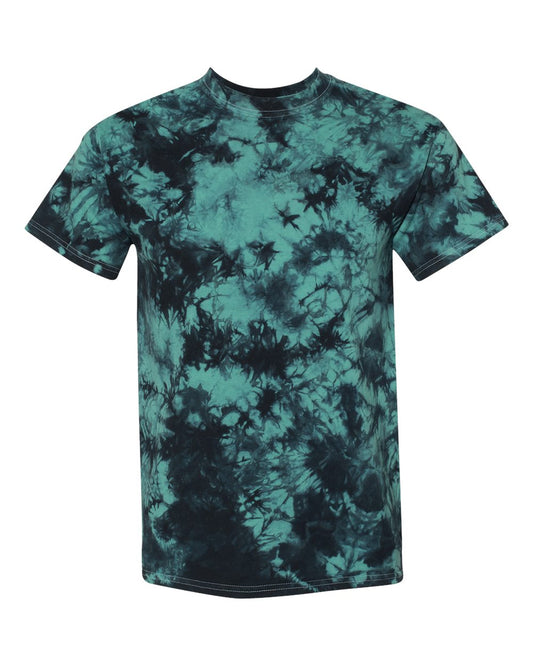 Crystal Tie-Dye T-Shirt Black/Teal