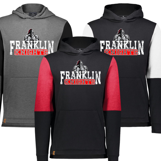 Premium Color Block Hoodie - Franklin Knights w/ Logo