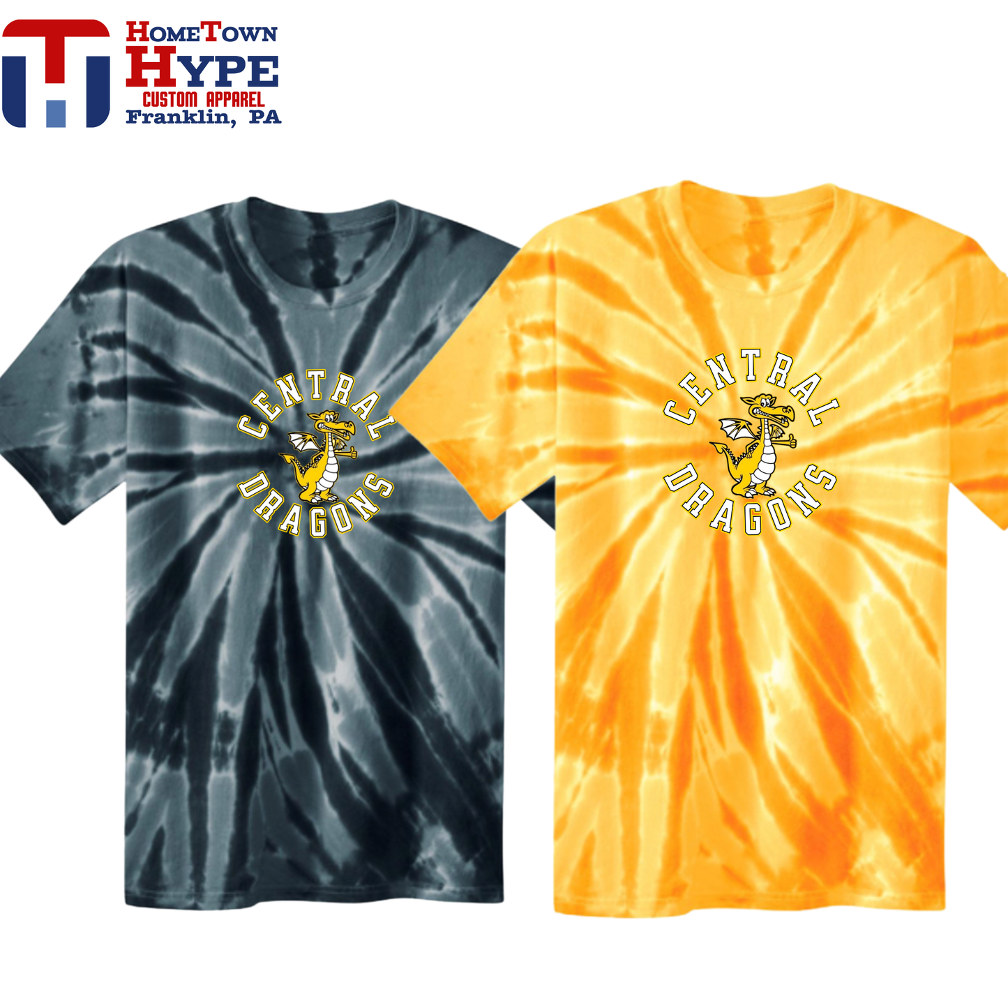 Tie-Dye T-Shirt - Central Elementary