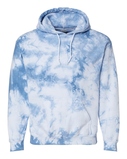 Hoodie - Crystal Tie-Dye Cloudy Sky