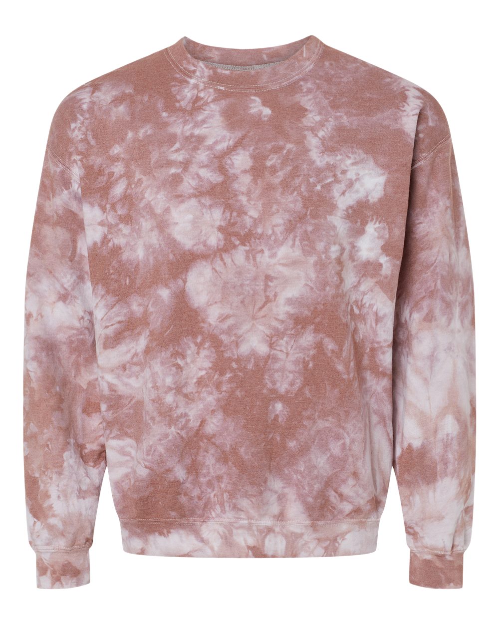 Crewneck Sweatshirt - Crystal Tie-Dye Copper