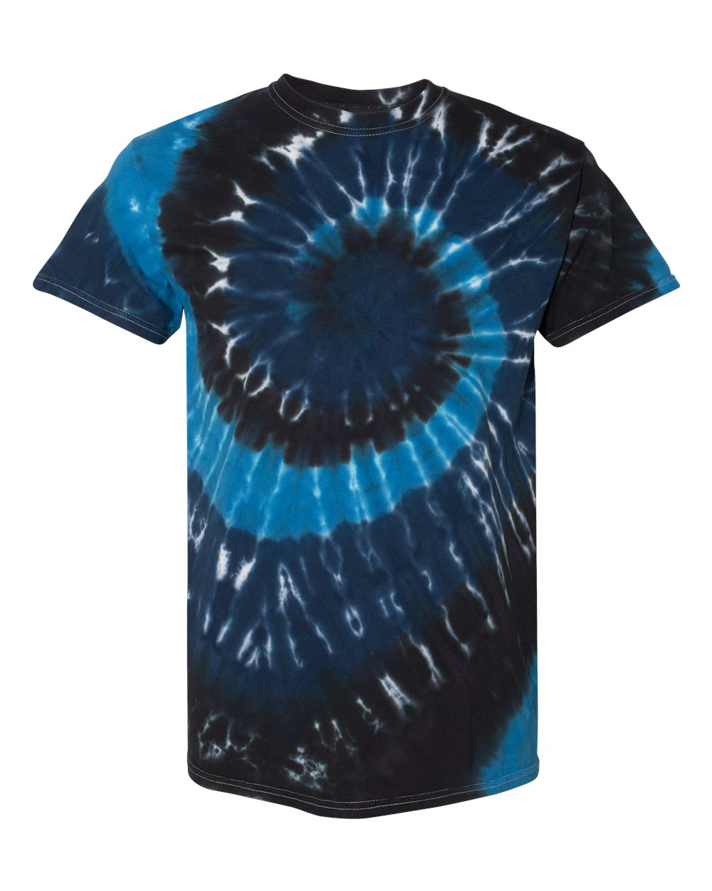 Multi-Color Spiral Deep Sea Tie-Dye