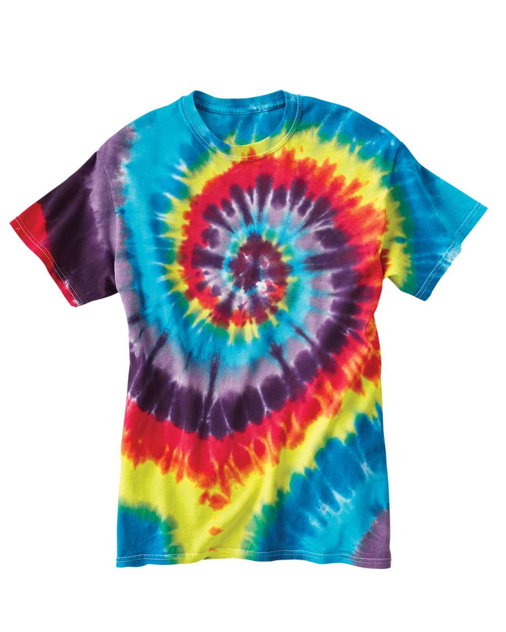 Festival Tie-Dye Multi-Color Spiral