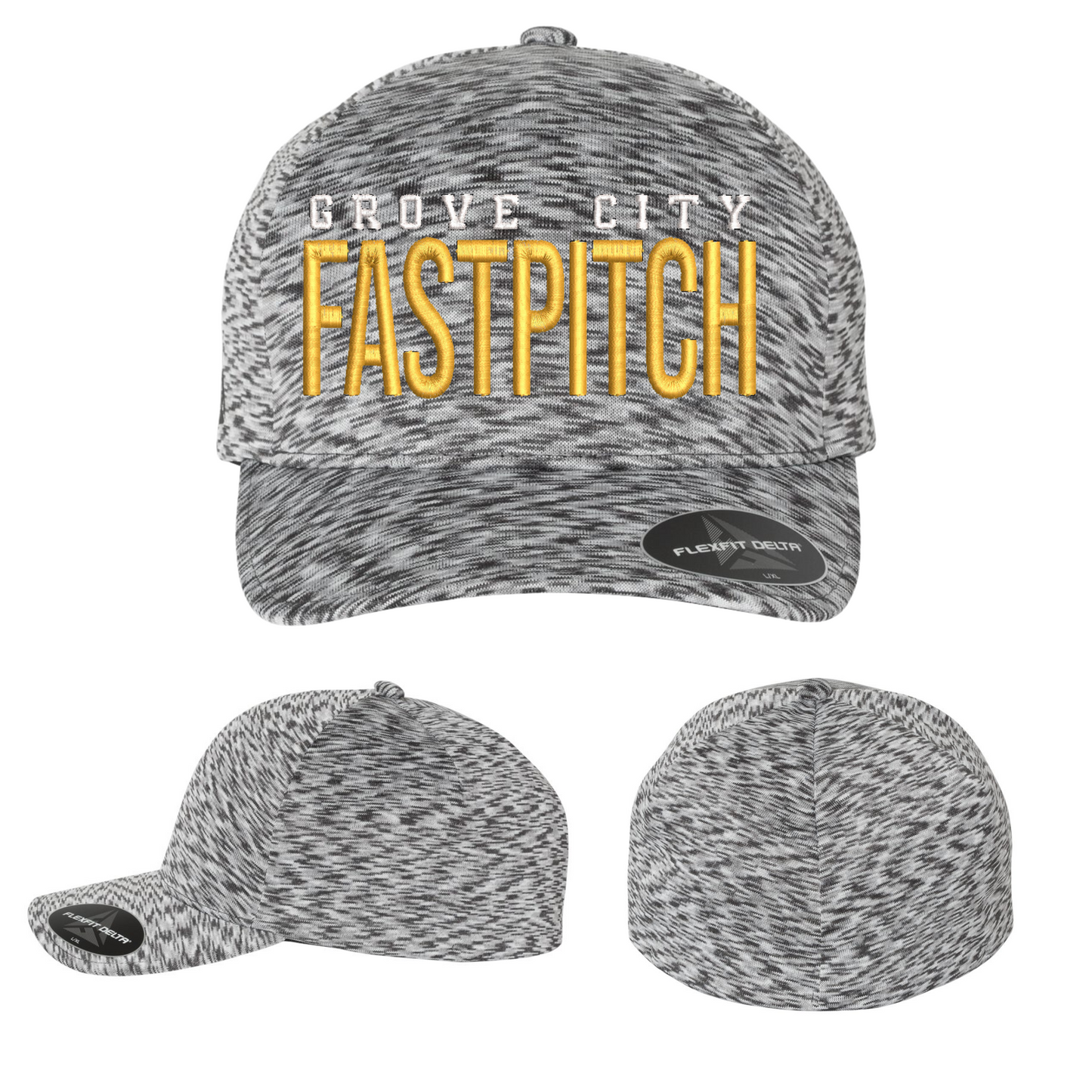 Embroidered Flexfit Poly/Span Hats - Grove City Fastpitch