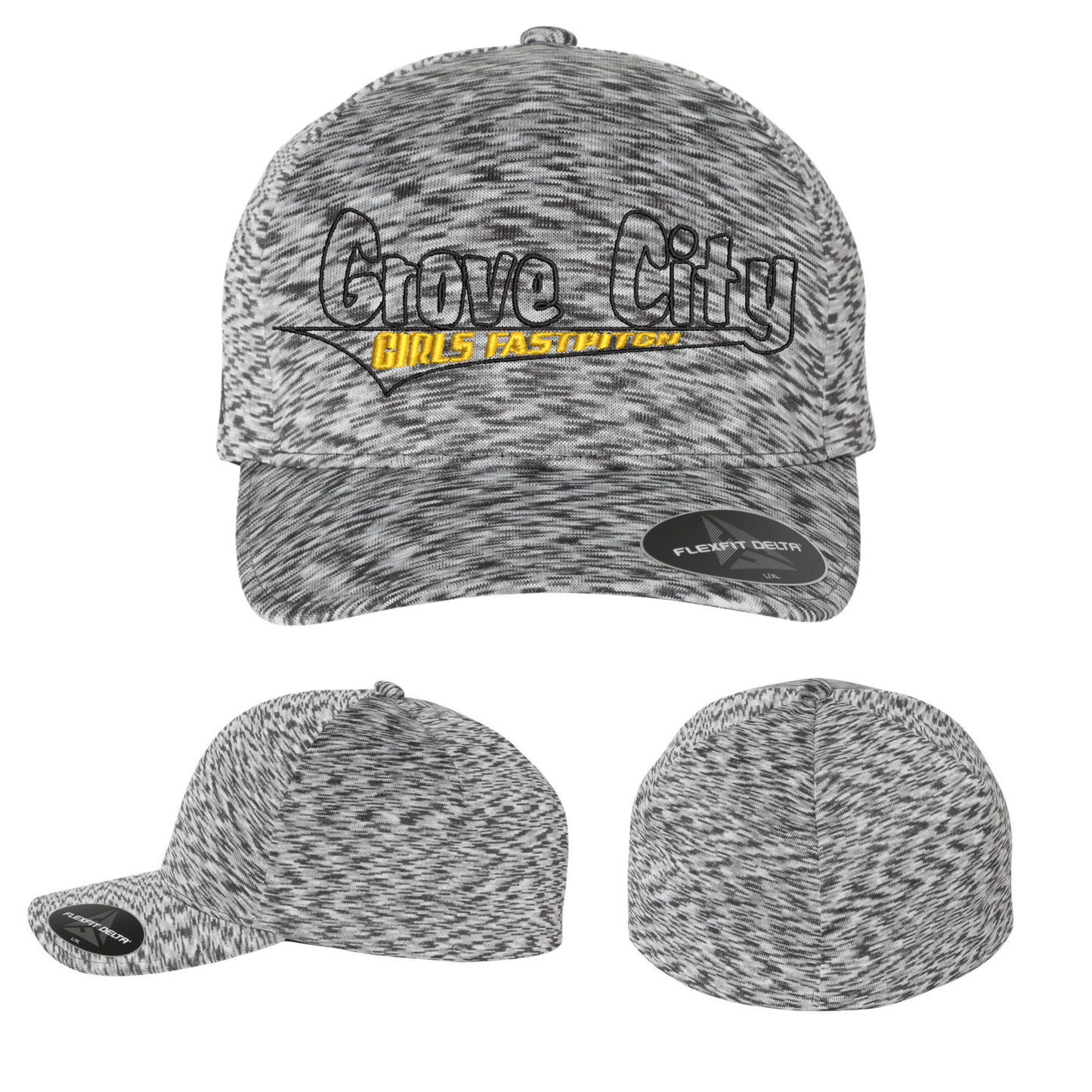 Embroidered Flexfit Poly/Span Hats - Grove City Fastpitch