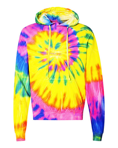 Hoodie - Spiral Tie-Dye Rainbow Flo