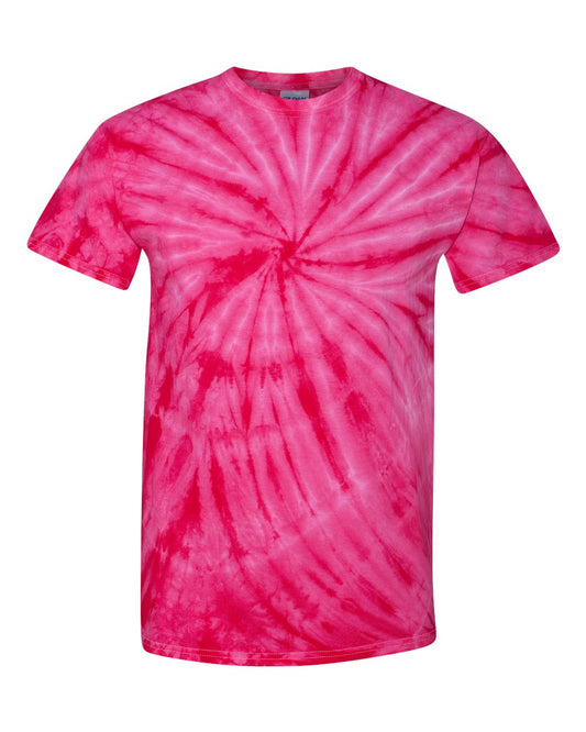 Cyclone Pinwheel Tie-Dye T-Shirt - Fuchsia