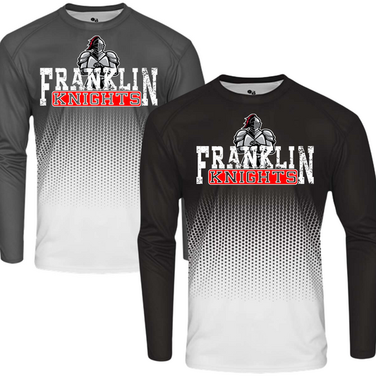 "Dry Fit" HEX Long-Sleeves - Franklin Knights w/ Logo