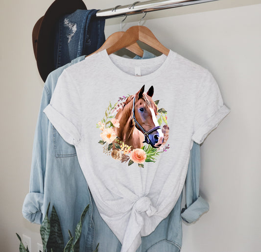 DTF Transfer - Floral Horse
