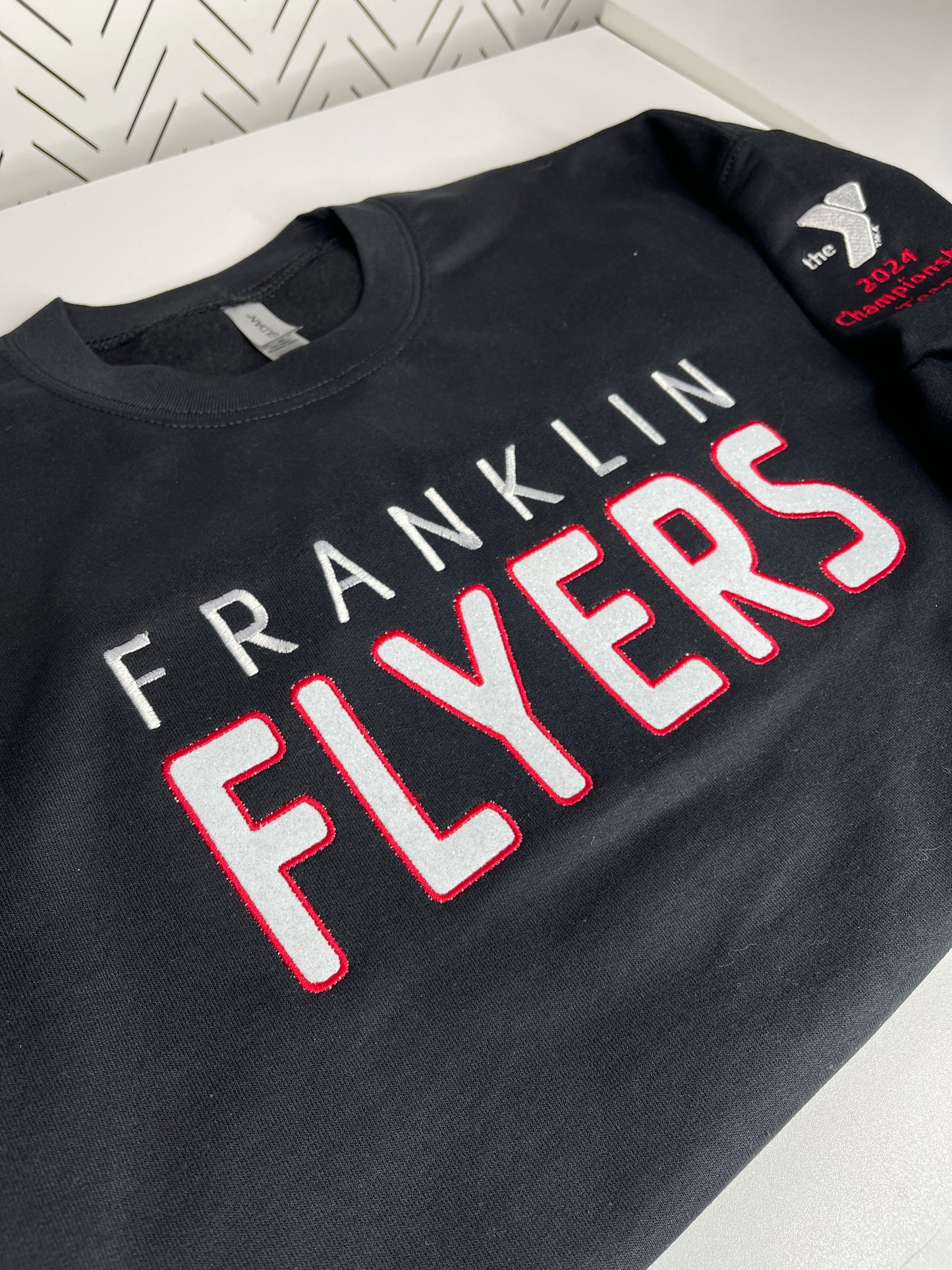 Flyers Custom Applique Crewneck