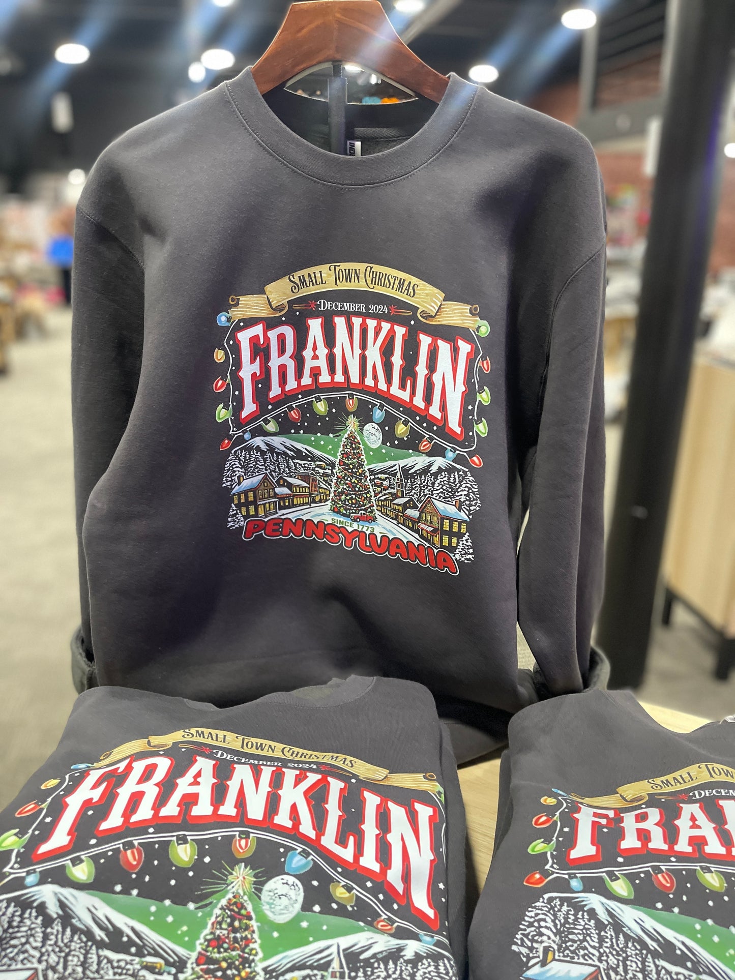 Franklin Christmas Crew Neck Sweatshirt