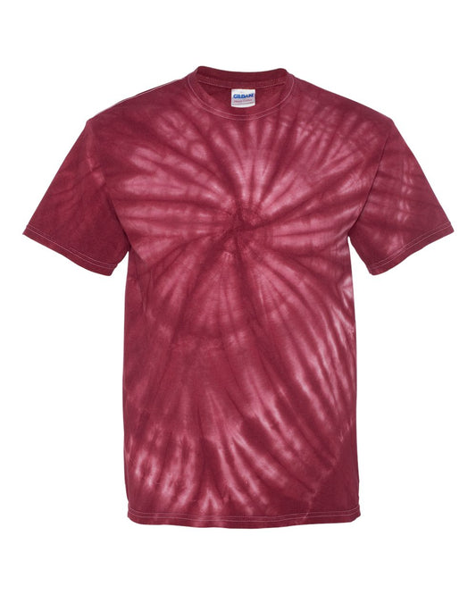 Cyclone Pinwheel Tie-Dye T-Shirt - Maroon