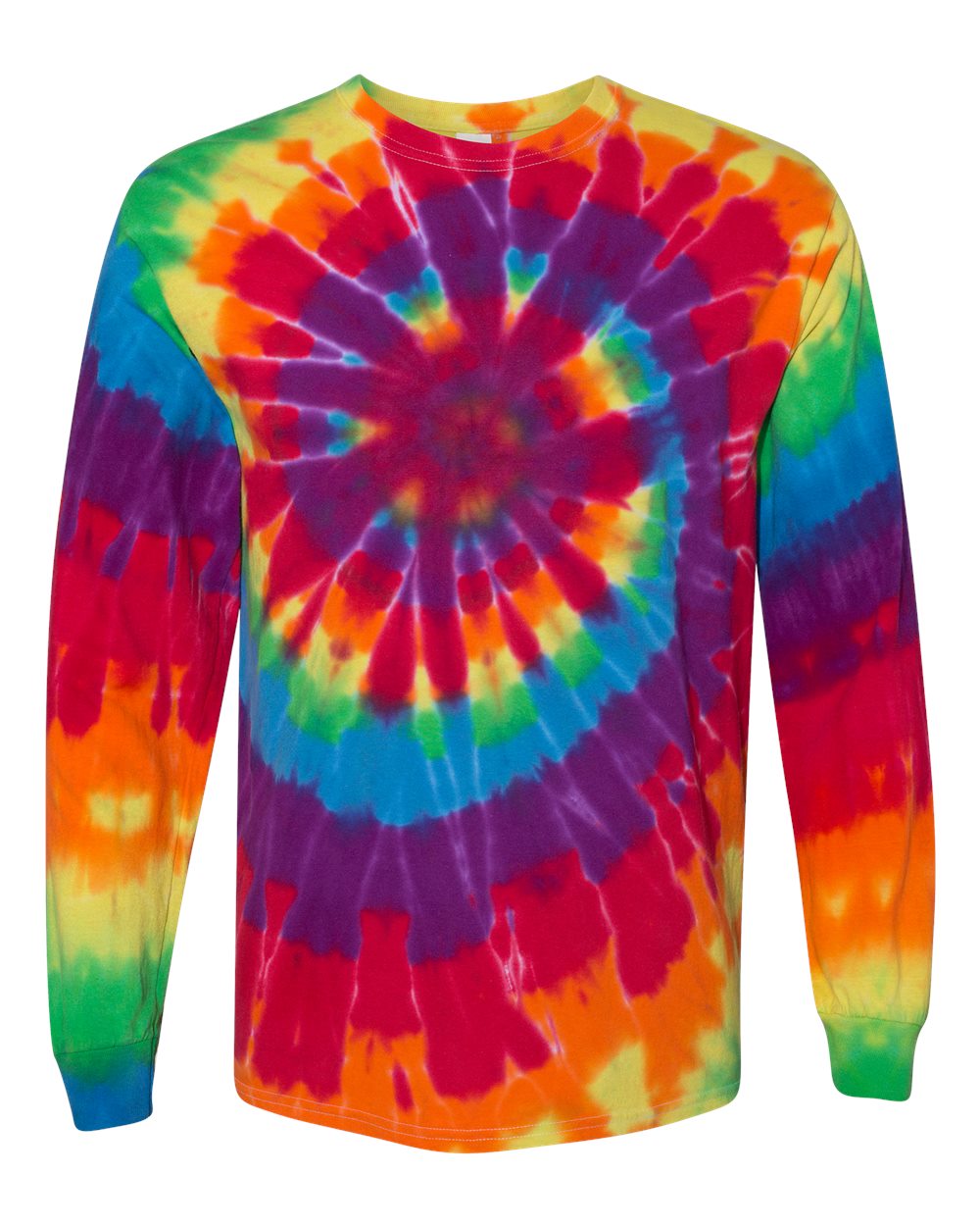 Long-Sleeve - Michelangelo Spiral Tie-Dye