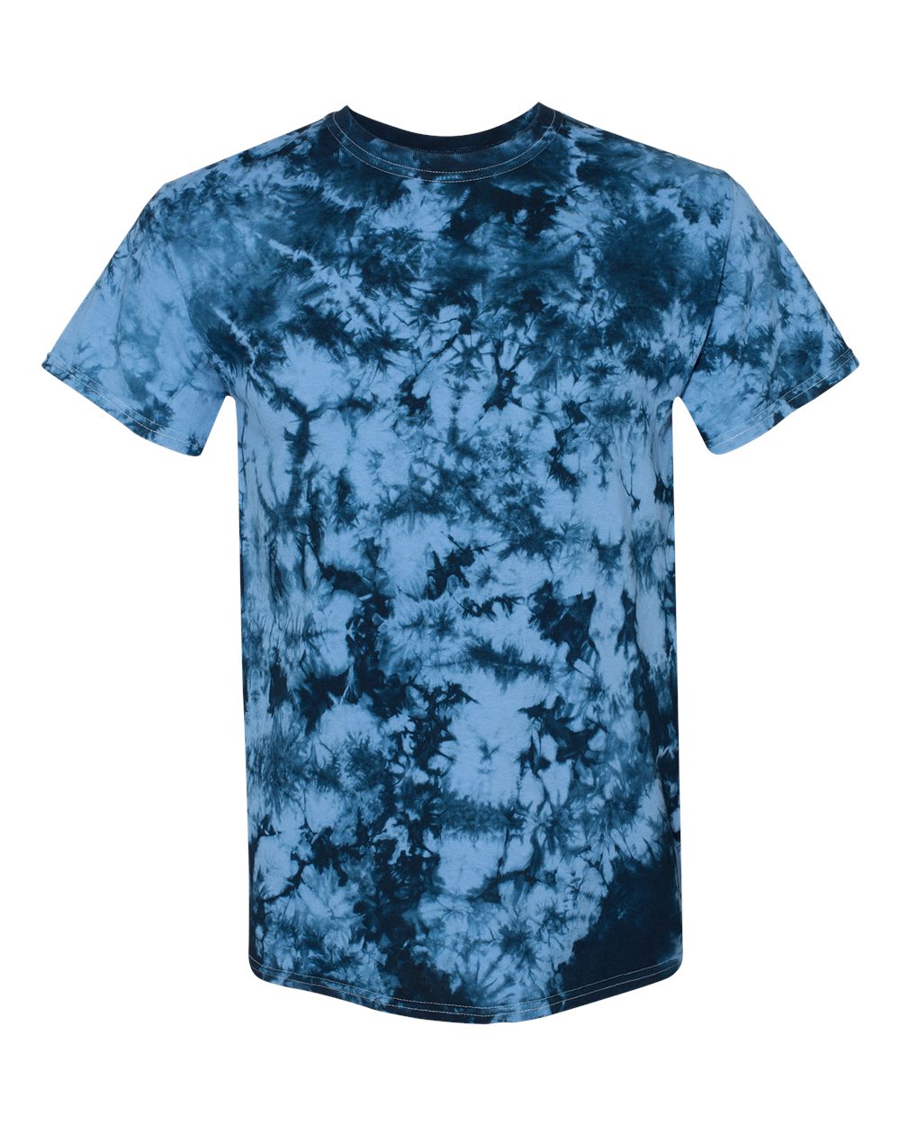 Crystal Tie-Dye T-Shirt Navy