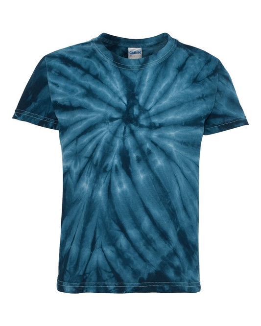 YOUTH - Navy Cyclone Tie-Dye T-Shirt