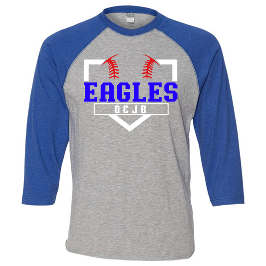 Baseball Sleeve Top - OCJB Eagles