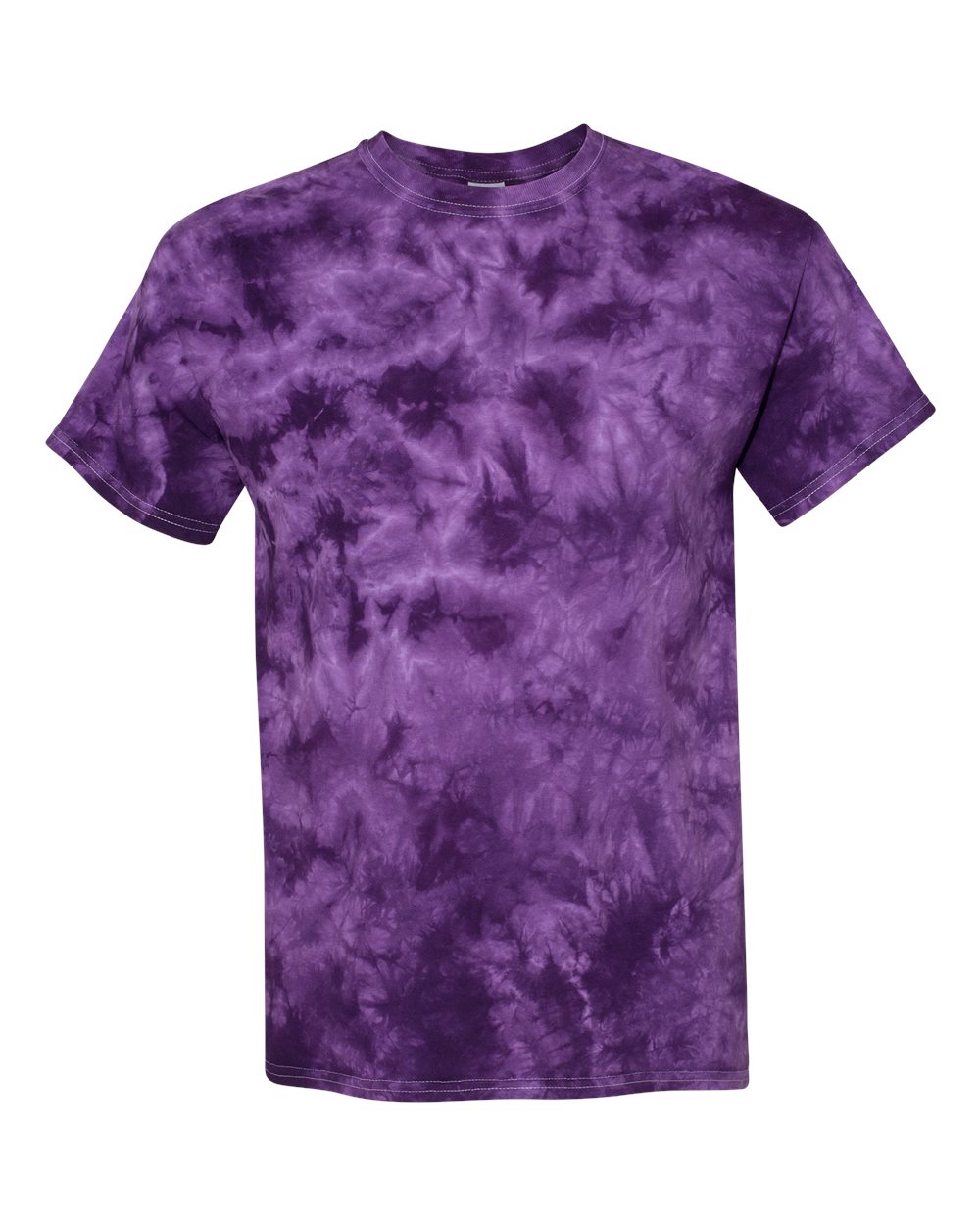 Crystal Tie-Dye T-Shirt Purple