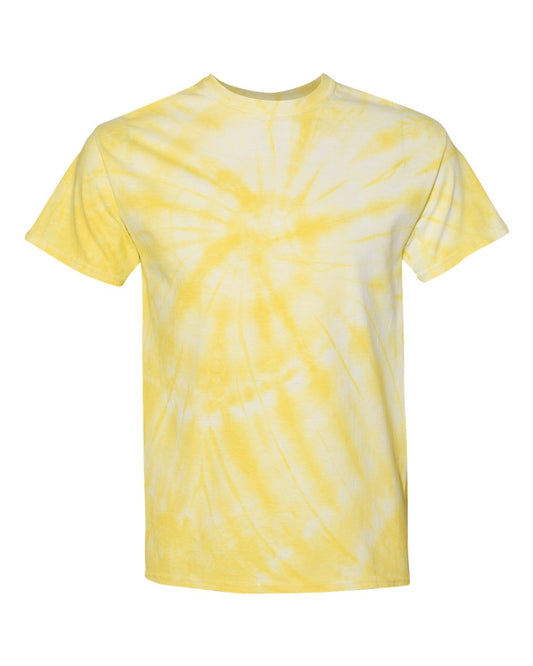 Cyclone Pinwheel Tie-Dye T-Shirt - Pale Yellow