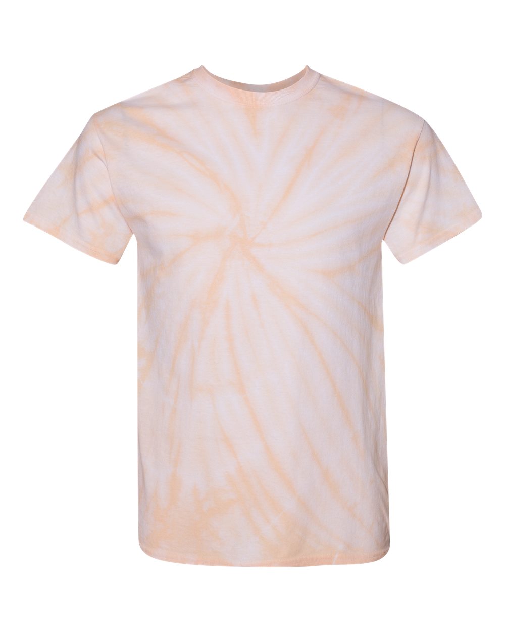 Cyclone Pinwheel Tie-Dye T-Shirt - Peach