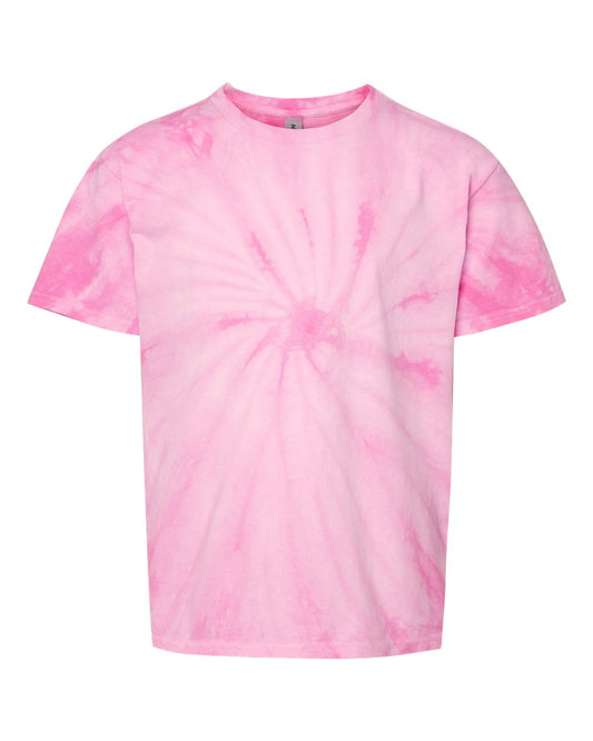 YOUTH - Pink Cyclone Tie-Dye T-Shirt