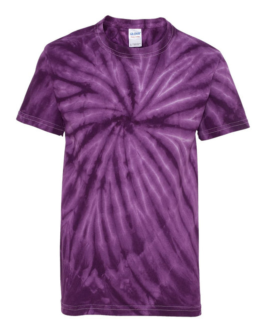 YOUTH - Purple Cyclone Tie-Dye T-Shirt