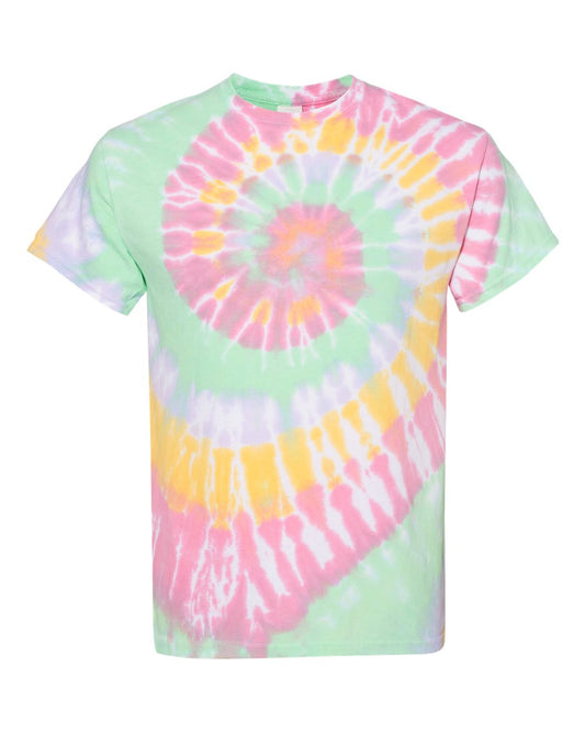 Multi-Color Spiral Ribbon Candy Tie-Dye