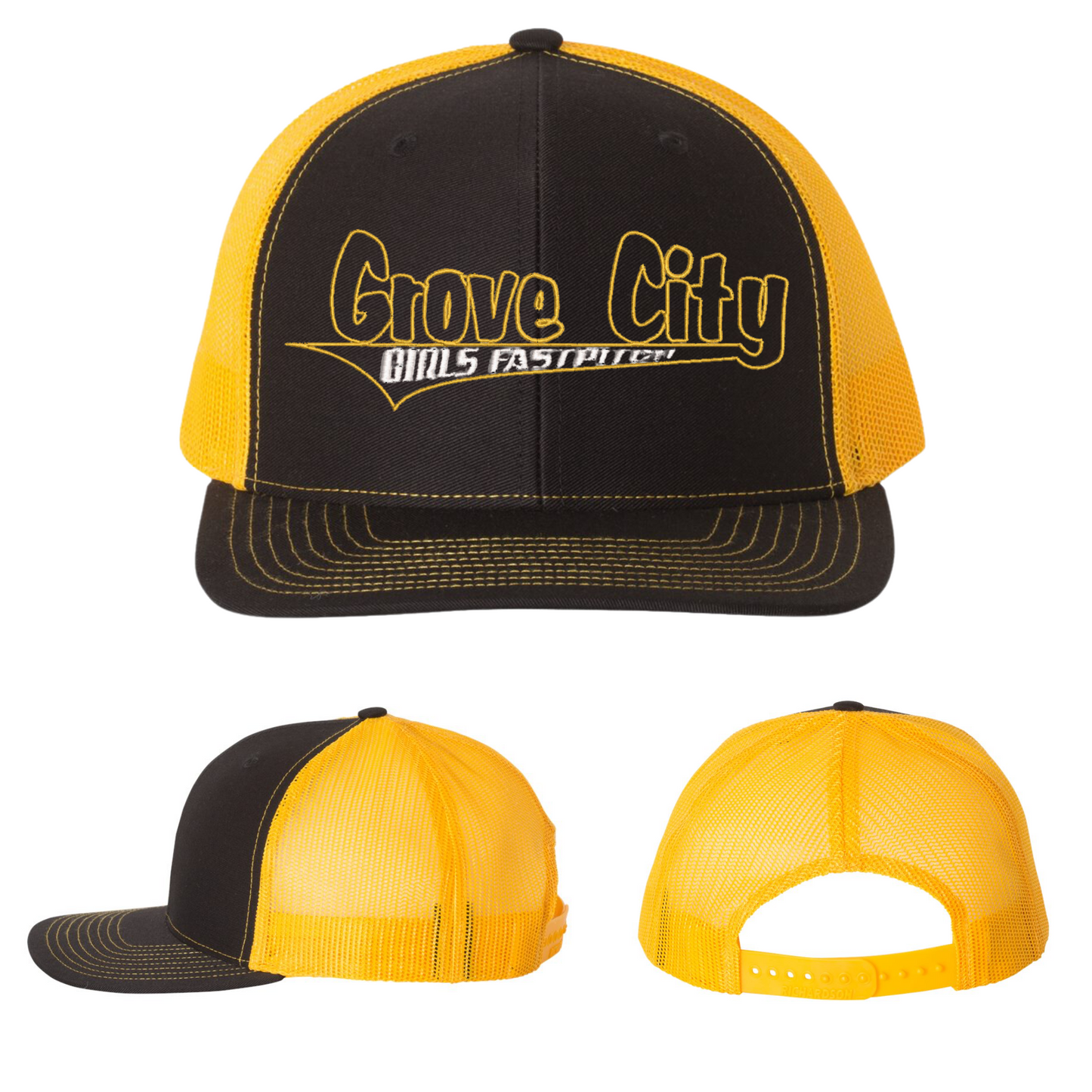 Embroidered Snapback Hats - Grove City Fastpitch