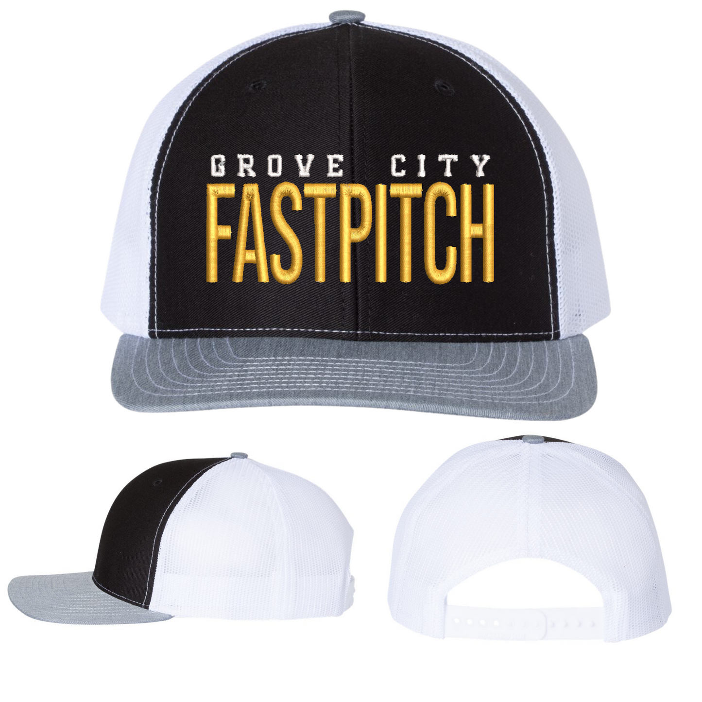 Embroidered Snapback Hats - Grove City Fastpitch