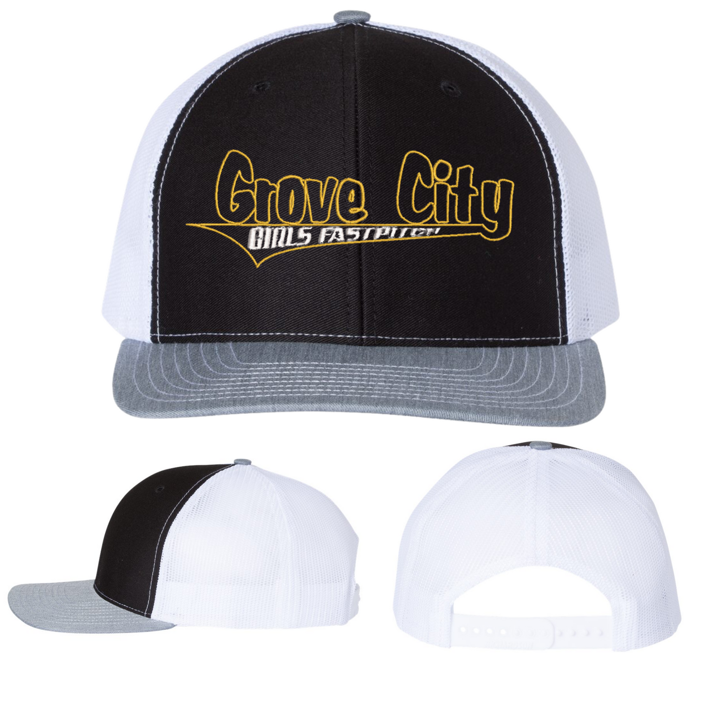 Embroidered Snapback Hats - Grove City Fastpitch