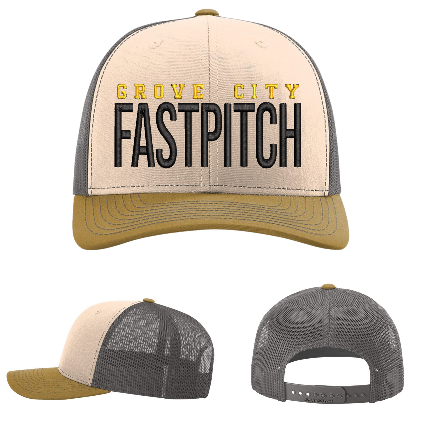 Embroidered Snapback Hats - Grove City Fastpitch