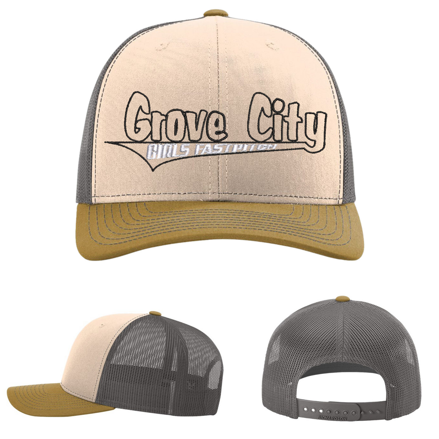 Embroidered Snapback Hats - Grove City Fastpitch