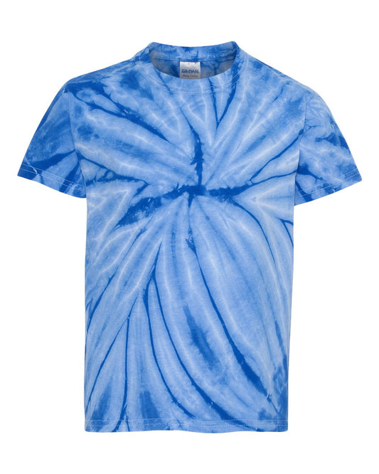 YOUTH - Royal Cyclone Tie-Dye T-Shirt