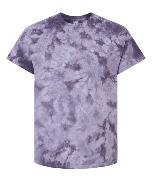 Crystal Tie-Dye T-Shirt Blackberry