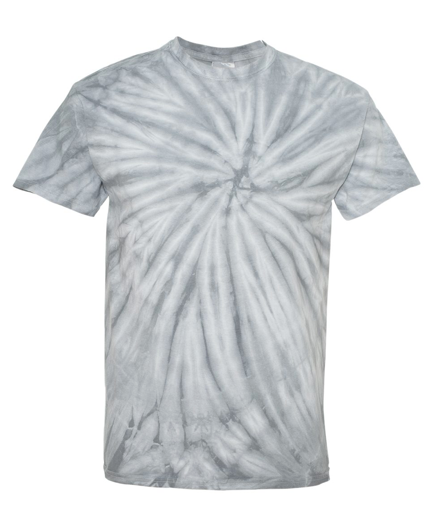 Cyclone Pinwheel Tie-Dye T-Shirt - Silver