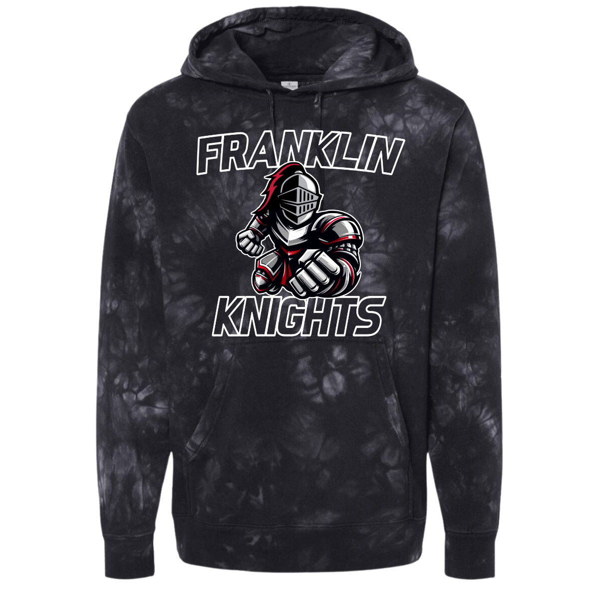 Tie Dye Hoodie - Charging Knight