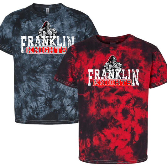 Tie Dye T-Shirt - Franklin Knights w/ Logo