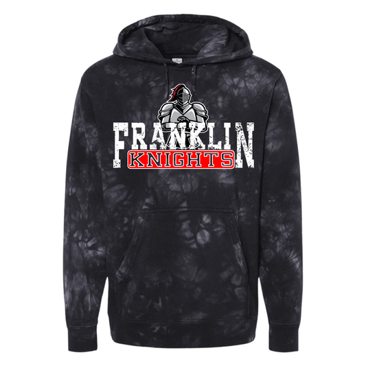 Tie Dye Hoodie - Franklin Knights w/ Logo