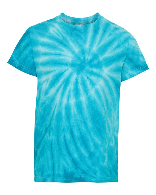 YOUTH - Turquoise Cyclone Tie-Dye T-Shirt