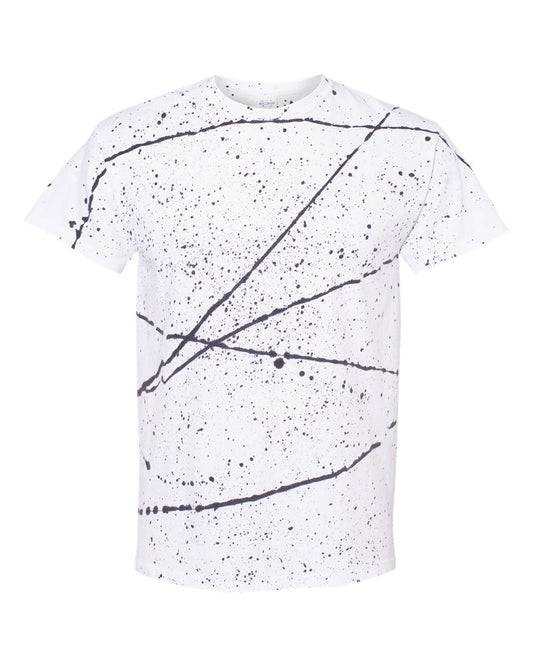 Splatter T-Shirt - White/Black